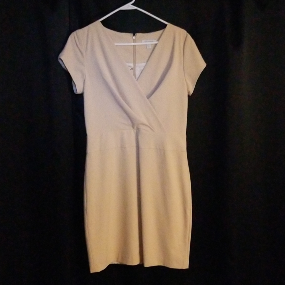 Boston proper tan dress